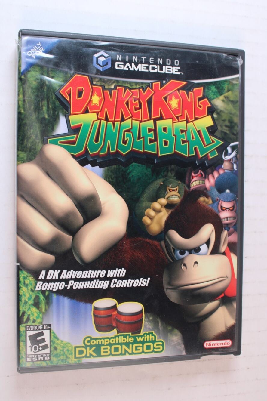 Donkey Kong Jungle Beat (Nintendo GameCube) Authentic, tested/works